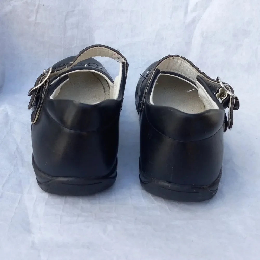 Lady Flores Black Little Girl's Shoes Size 2.5